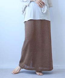 【M/L】【速乾】【セットアップ可】シャーリングメッシュナロースカート
