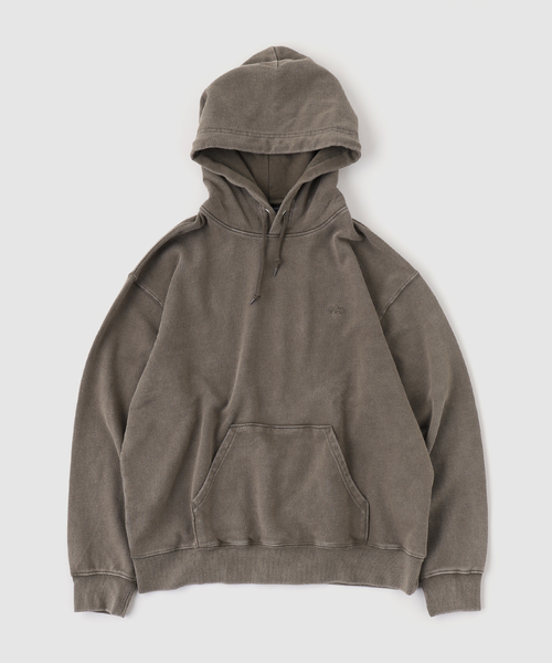 Alpha Industries（アルファインダストリーズ）の「ALPHA INDUSTRIES / アルファ インダストリーズ SNOW WASH HOODIE（パーカー・メンズ・ブラック/カーキ・SMALL/X-LARGE/LARGE/MEDIUM）」の2枚目の写真