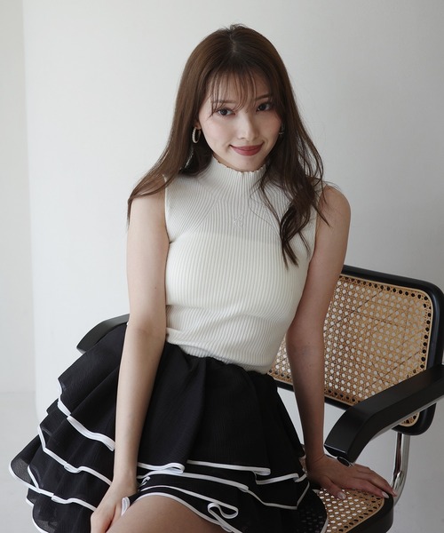 eimy istoire チドリハイネックトップス （BLACK） EIMY BOTTLE NECK KNIT（ニット/セーター）｜EIMY ISTOIRE（エイミー