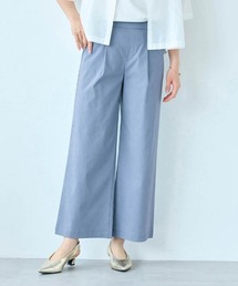 座(THE)パンツ（ザパンツ）の「夏のリネン混ワイドクロップド・座(THE)パンツ（その他パンツ）」