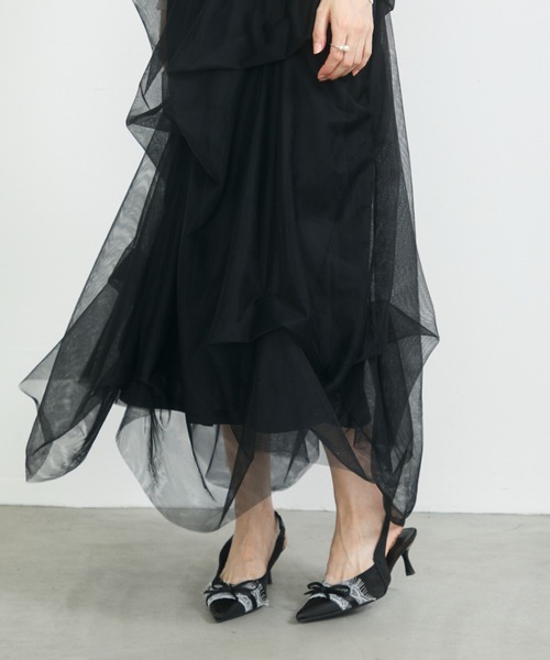 krahe（クレーエ）の「レースリボンバックストラップパンプス（パンプス・レディース・ブラック/シルバー/ベージュ・39/37）」の13枚目の写真