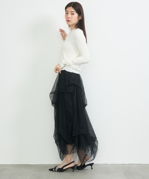 krahe（クレーエ）の「レースリボンバックストラップパンプス（パンプス・レディース・ブラック/シルバー/ベージュ・39/37）」の15枚目の写真