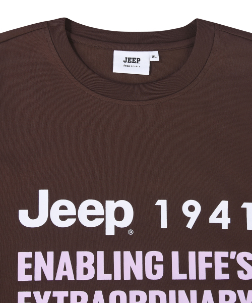 JEEP（ジープ）の「ジープレタリング半袖Tシャツ (JR5TSU144BR)（Tシャツ/カットソー・レディース・その他・SMALL/MEDIUM/LARGE/X-LARGE/2XL）」の4枚目の写真