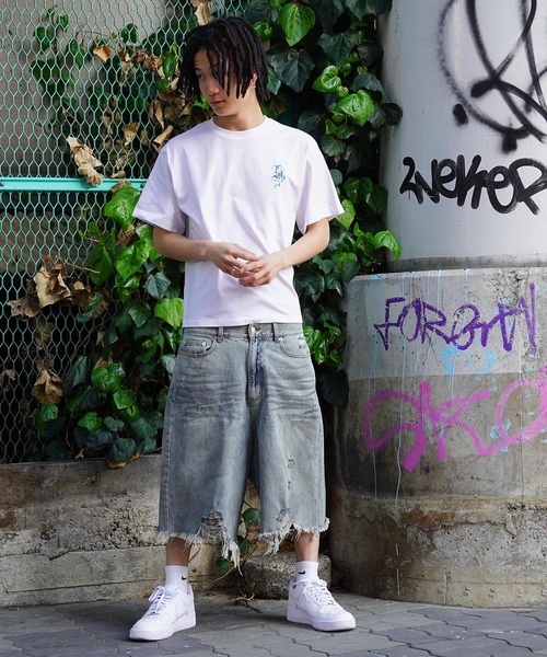 RIPPER（リッパー）の「【RIPPER】RP カモフラージュ Tee / RP Camouflage Tee（Tシャツ/カットソー・メンズ・ホワイト×ブルー/ブラック×ブルー/ホワイト×ピンク/ブラック×ピンク・S/M/L）」の11枚目の写真