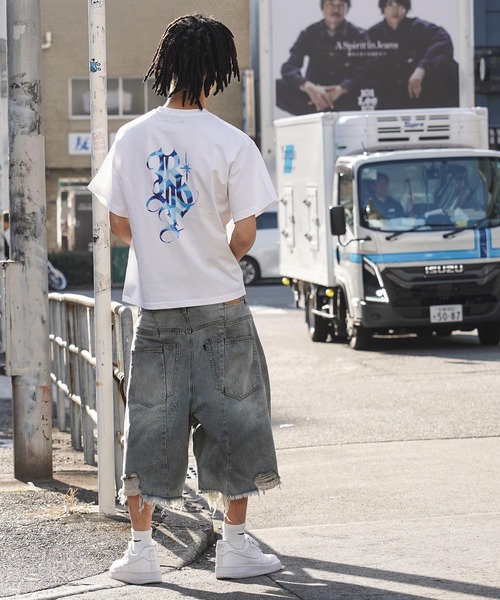 RIPPER（リッパー）の「【RIPPER】RP カモフラージュ Tee / RP Camouflage Tee（Tシャツ/カットソー・メンズ・ホワイト×ブルー/ブラック×ブルー/ホワイト×ピンク/ブラック×ピンク・S/M/L）」の13枚目の写真