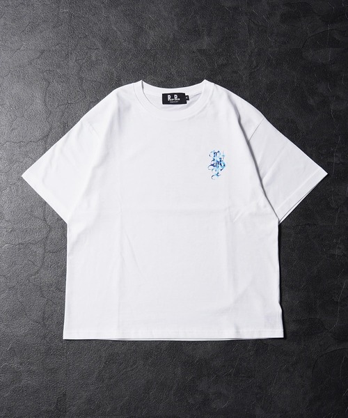 RIPPER（リッパー）の「【RIPPER】RP カモフラージュ Tee / RP Camouflage Tee（Tシャツ/カットソー・メンズ・ホワイト×ブルー/ブラック×ブルー/ホワイト×ピンク/ブラック×ピンク・S/M/L）」の6枚目の写真