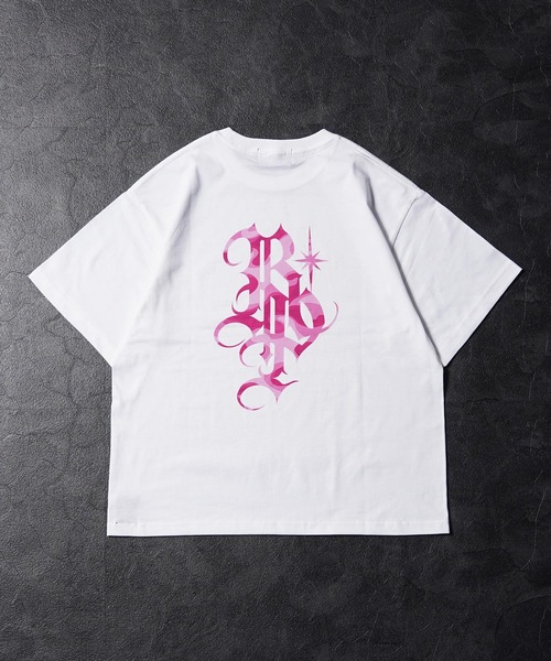 RIPPER（リッパー）の「【RIPPER】RP カモフラージュ Tee / RP Camouflage Tee（Tシャツ/カットソー・メンズ・ホワイト×ブルー/ブラック×ブルー/ホワイト×ピンク/ブラック×ピンク・S/M/L）」の16枚目の写真