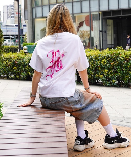RIPPER（リッパー）の「【RIPPER】RP カモフラージュ Tee / RP Camouflage Tee（Tシャツ/カットソー・メンズ・ホワイト×ブルー/ブラック×ブルー/ホワイト×ピンク/ブラック×ピンク・S/M/L）」の21枚目の写真