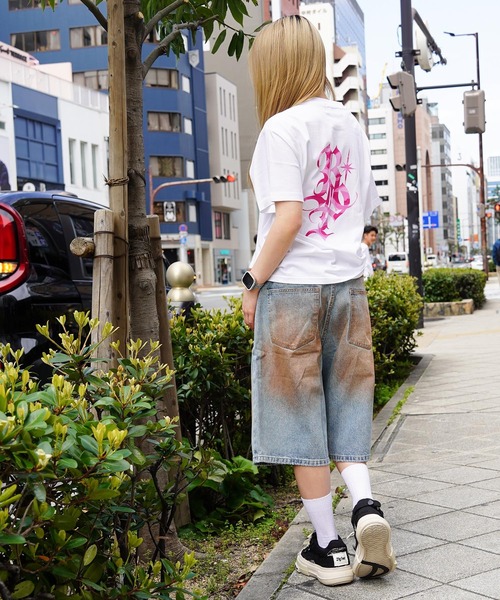 RIPPER（リッパー）の「【RIPPER】RP カモフラージュ Tee / RP Camouflage Tee（Tシャツ/カットソー・メンズ・ホワイト×ブルー/ブラック×ブルー/ホワイト×ピンク/ブラック×ピンク・S/M/L）」の22枚目の写真