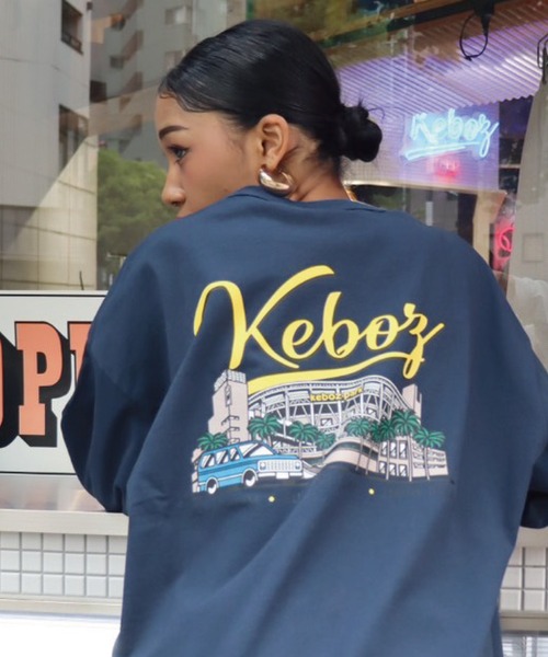 KEBOZ(ケボズ)の「TUS5 S/S TEE(Tシャツ/カットソー・メンズ・ブラック/ネイビー/ホワイト/グレー・L/M/XL/S/2XL)」の4枚目の写真