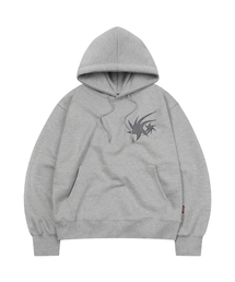 Star Applique hoodie Gray