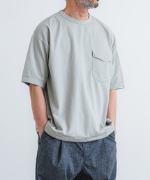 GTⅡスーパー天竺布帛ポケット半袖クルーtee