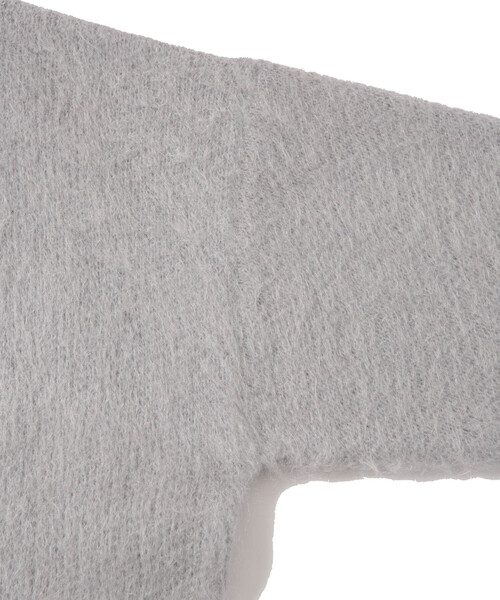 ADAM ET ROPE'(アダムエロペ)の「【BONSAI/ボンサイ】MOHAIR KNIT CARDIGAN(カーディガン/ボレロ・メンズ・パープル/グレー・M/S)」の10枚目の写真