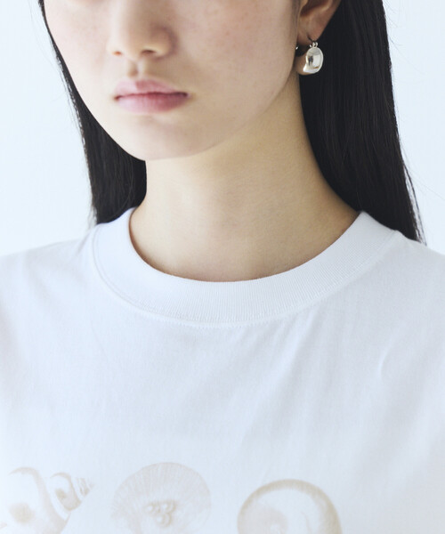 Firsthand（ファーストハンド）の「Firsthand/ファーストハンド コンフォータブル シェルプリント クルーネック Tシャツ（Tシャツ/カットソー・レディース・ベージュ/サックスブルー・FREE）」の20枚目の写真