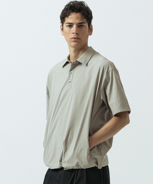 SLICK（スリック）の「【SLICK/スリック】4way Stretch Side Pocket Drawstring Polo/4ウェイストレッチサイドポケットドローストリングポロ（ポロシャツ・メンズ・ネイビー/グレイッシュベージュ/ブラック・3/2/1）」の3枚目の写真