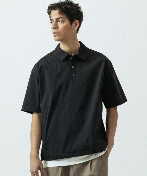 SLICK（スリック）の「【SLICK/スリック】4way Stretch Side Pocket Drawstring Polo/4ウェイストレッチサイドポケットドローストリングポロ（ポロシャツ・メンズ・ネイビー/グレイッシュベージュ/ブラック・3/2/1）」の22枚目の写真