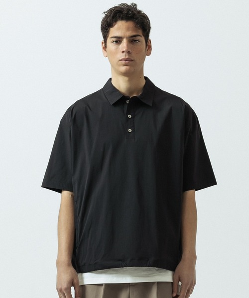 SLICK（スリック）の「【SLICK/スリック】4way Stretch Side Pocket Drawstring Polo/4ウェイストレッチサイドポケットドローストリングポロ（ポロシャツ・メンズ・ネイビー/グレイッシュベージュ/ブラック・3/2/1）」の21枚目の写真