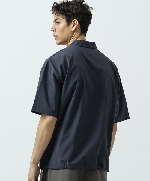 SLICK（スリック）の「【SLICK/スリック】4way Stretch Side Pocket Drawstring Polo/4ウェイストレッチサイドポケットドローストリングポロ（ポロシャツ・メンズ・ネイビー/グレイッシュベージュ/ブラック・3/2/1）」の4枚目の写真