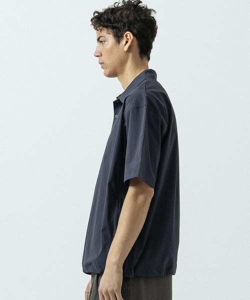 SLICK（スリック）の「【SLICK/スリック】4way Stretch Side Pocket Drawstring Polo/4ウェイストレッチサイドポケットドローストリングポロ（ポロシャツ・メンズ・ネイビー/グレイッシュベージュ/ブラック・3/2/1）」の6枚目の写真