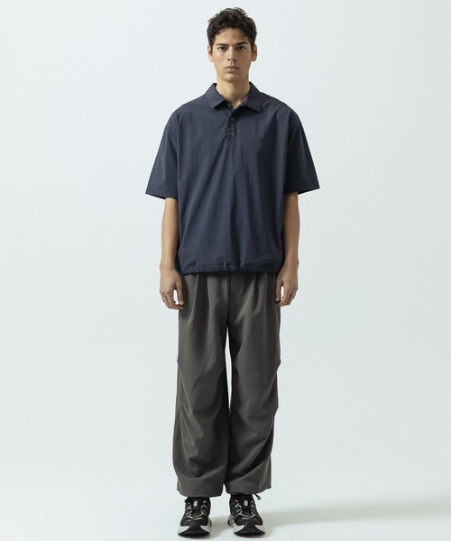 SLICK（スリック）の「【SLICK/スリック】4way Stretch Side Pocket Drawstring Polo/4ウェイストレッチサイドポケットドローストリングポロ（ポロシャツ・メンズ・ネイビー/グレイッシュベージュ/ブラック・3/2/1）」の14枚目の写真