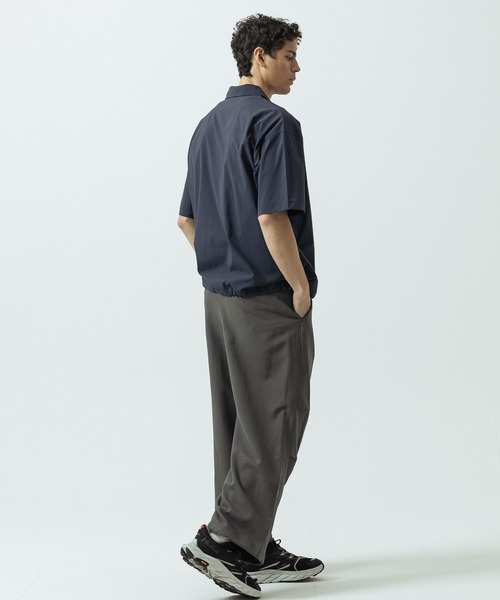 SLICK（スリック）の「【SLICK/スリック】4way Stretch Side Pocket Drawstring Polo/4ウェイストレッチサイドポケットドローストリングポロ（ポロシャツ・メンズ・ネイビー/グレイッシュベージュ/ブラック・3/2/1）」の10枚目の写真
