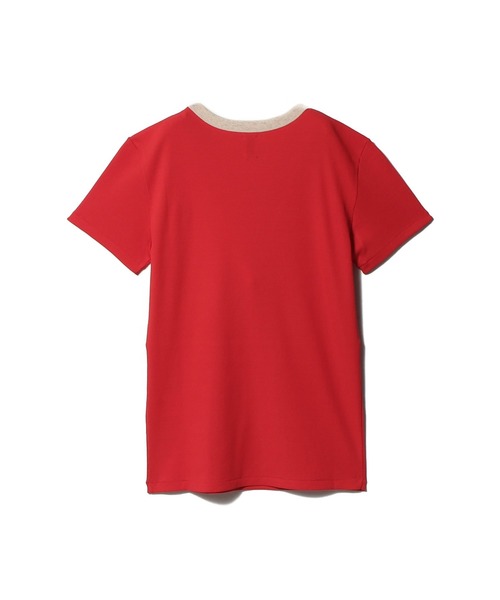 ESTNATION（エストネーション）の「GOOD PEOPLE GOOD STITCHING GOOD PRODUCT for ESTNATION / テレコリブTシャツ（Tシャツ/カットソー・レディース・ブラウン/レッド系その他/ダークネイビー・FREE）」の4枚目の写真