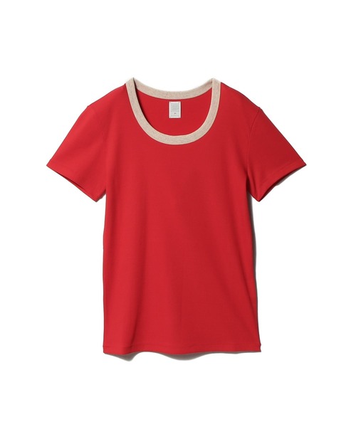 ESTNATION（エストネーション）の「GOOD PEOPLE GOOD STITCHING GOOD PRODUCT for ESTNATION / テレコリブTシャツ（Tシャツ/カットソー・レディース・ブラウン/レッド系その他/ダークネイビー・FREE）」の16枚目の写真