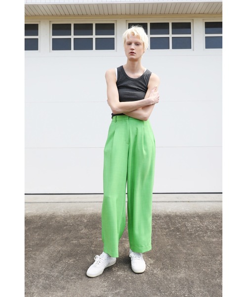 WCJ(ダブルシージェイ)の「【速乾】【防シワ】ワンタックパンツ(その他パンツ・レディース・ブラック/ピンク/グリーン・FREE)」の19枚目の写真