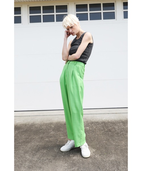 WCJ(ダブルシージェイ)の「【速乾】【防シワ】ワンタックパンツ(その他パンツ・レディース・ブラック/ピンク/グリーン・FREE)」の20枚目の写真