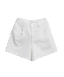 Fade washing denim half pants_4 Colors