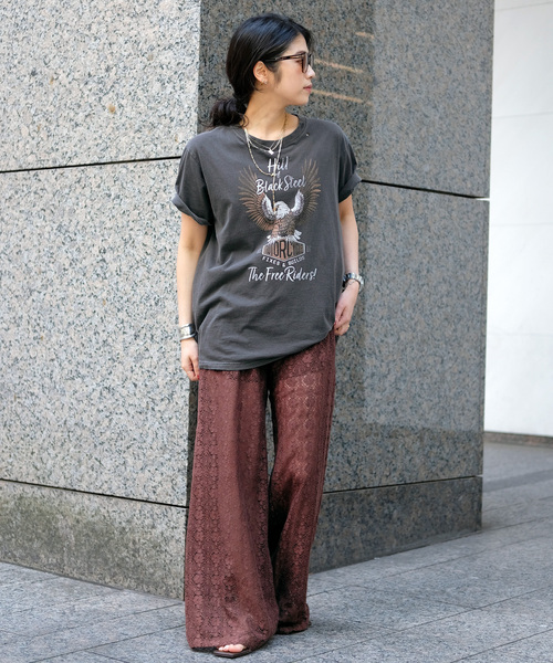 AP STUDIO（エーピーストゥディオ）の「【XIRENA/キセレナ】VINTAGE COTTON LACE PANTS（その他パンツ・レディース・ブラウン/アイボリー・FREE）」の4枚目の写真