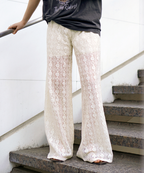 AP STUDIO（エーピーストゥディオ）の「【XIRENA/キセレナ】VINTAGE COTTON LACE PANTS（その他パンツ・レディース・ブラウン/アイボリー・FREE）」の7枚目の写真