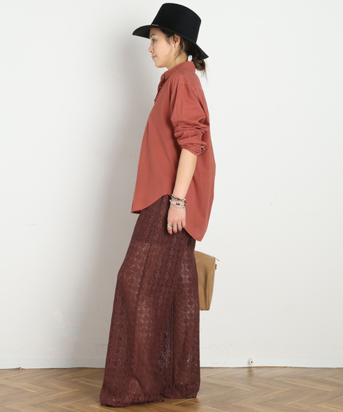AP STUDIO（エーピーストゥディオ）の「【XIRENA/キセレナ】VINTAGE COTTON LACE PANTS（その他パンツ・レディース・ブラウン/アイボリー・FREE）」の14枚目の写真