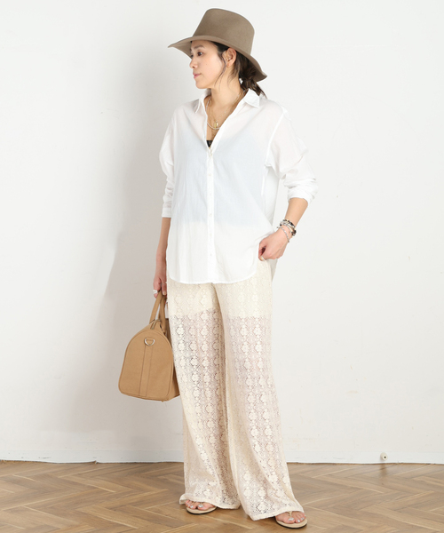 AP STUDIO（エーピーストゥディオ）の「【XIRENA/キセレナ】VINTAGE COTTON LACE PANTS（その他パンツ・レディース・ブラウン/アイボリー・FREE）」の19枚目の写真