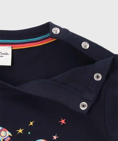 Paul Smith JUNIOR(ポールスミスジュニア)の「ジュニア ロケットギミック Tシャツ / 893198 3561217(Tシャツ/カットソー・キッズ・オフホワイト/ネイビー・130cm/120cm/110cm/100cm)」の5枚目の写真