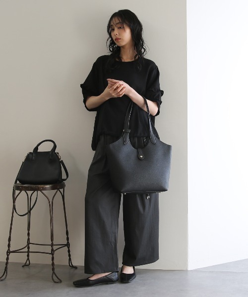 No one knows(ノーワンノーズ)の「ZOZO限定 袖フリルワイドトップス(Tシャツ/カットソー・レディース・ブラック/ホワイト・FREE)」の21枚目の写真