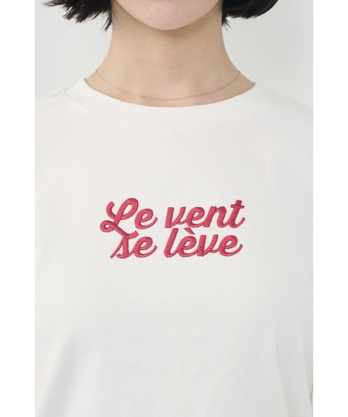 Limue(リミュ)の「刺繍ロゴTee(Tシャツ/カットソー・レディース・チャコールグレー/ホワイト/ピンク・FREE)」の8枚目の写真