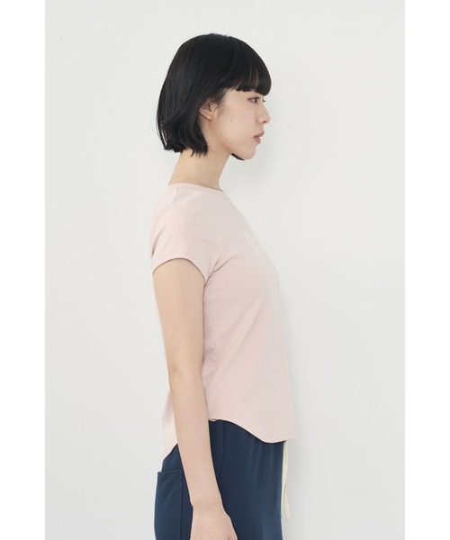 Limue(リミュ)の「刺繍ロゴTee(Tシャツ/カットソー・レディース・チャコールグレー/ホワイト/ピンク・FREE)」の16枚目の写真