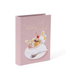 Francfranc（フランフラン）の「ブックボックス プリンアラモード M ピンク インテリア オブジェ（収納グッズ）」