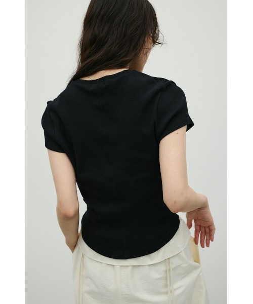 STYLEMIXER（スタイルミキサー）の「ヘンリーネックT（Tシャツ/カットソー・レディース・ホワイト/ミント/ブラック・FREE）」の14枚目の写真