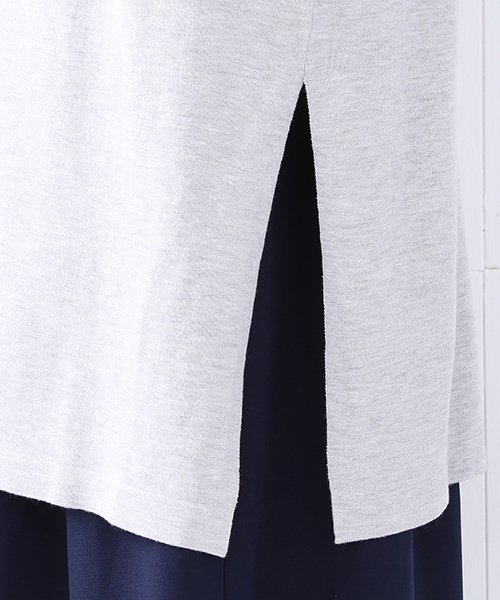 BEAMS LIGHTS Women's(ビームスライツ ウィメンズ)の「【予約】【InRed 5月号 掲載】BEAMS LIGHTS / UVカット コーディガン(カーディガン/ボレロ・レディース・グレー/ネイビー・ONE SIZE)」の6枚目の写真