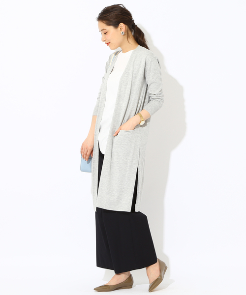 BEAMS LIGHTS Women's(ビームスライツ ウィメンズ)の「【予約】【InRed 5月号 掲載】BEAMS LIGHTS / UVカット コーディガン(カーディガン/ボレロ・レディース・グレー/ネイビー・ONE SIZE)」の20枚目の写真