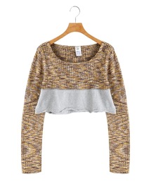 BASERANGE | BASERANGE / ベースレンジ：WASTE CROPPED SWEATER：PUWC-TC-AU25[ANN](ニット/セーター)
