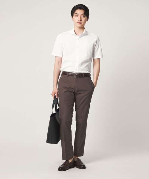 A DAY IN THE LIFE UNITED ARROWS（アデイインザライフユナイテッドアローズ）の「カノコジャージー カッタウェイカラーシャツ＜A DAY IN THE LIFE＞（シャツ/ブラウス・メンズ・ホワイト/ロイヤルブルー/ネイビー・M/L/XL）」の6枚目の写真
