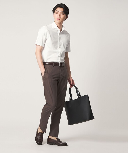 A DAY IN THE LIFE UNITED ARROWS（アデイインザライフユナイテッドアローズ）の「カノコジャージー カッタウェイカラーシャツ＜A DAY IN THE LIFE＞（シャツ/ブラウス・メンズ・ホワイト/ロイヤルブルー/ネイビー・M/L/XL）」の7枚目の写真