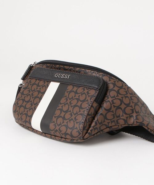 Guess(ゲス)の「TURI Bum Bag ウエストポーチ ボディバッグ メンズバッグ(ボディバッグ/ウエストポーチ・メンズ・ダークグレー/ダークブラウン・ONE SIZE)」の5枚目の写真