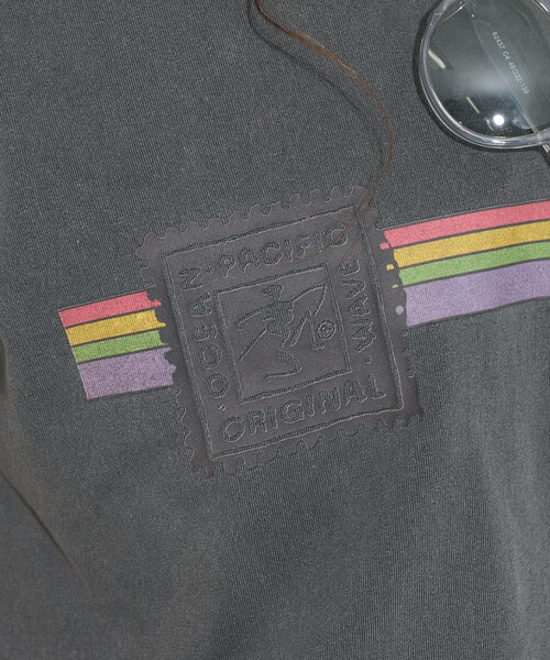 FREAK'S STORE(フリークスストア)の「Ocean Pacific × FREAK'S STORE/オーシャンパシフィック 【Beach & Festival】 HERITAGE RAINBOW Tシャツ(Tシャツ/カットソー・レディース・レモンイエロー/パープル/ブラック・フリ-)」の15枚目の写真