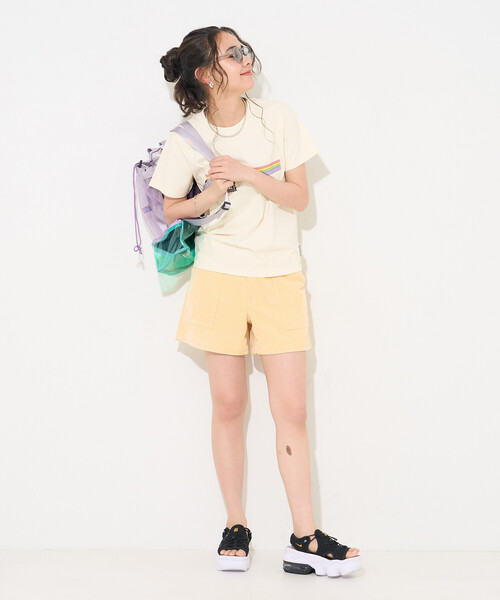 FREAK'S STORE(フリークスストア)の「Ocean Pacific × FREAK'S STORE/オーシャンパシフィック 【Beach & Festival】 HERITAGE RAINBOW Tシャツ(Tシャツ/カットソー・レディース・レモンイエロー/パープル/ブラック・フリ-)」の17枚目の写真