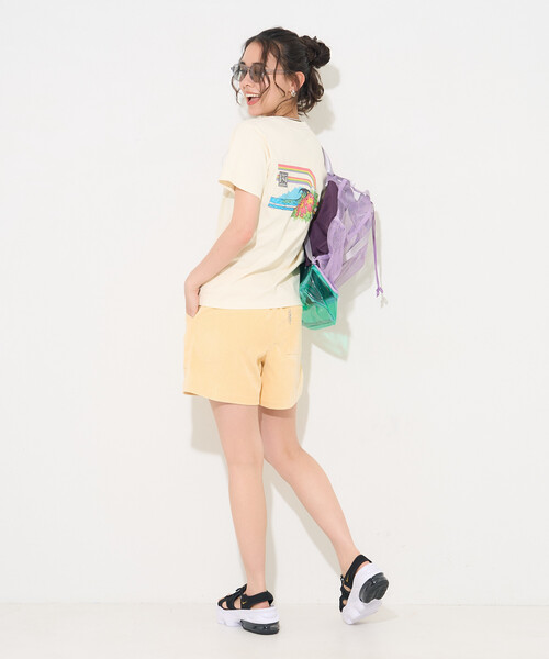 FREAK'S STORE(フリークスストア)の「Ocean Pacific × FREAK'S STORE/オーシャンパシフィック 【Beach & Festival】 HERITAGE RAINBOW Tシャツ(Tシャツ/カットソー・レディース・レモンイエロー/パープル/ブラック・フリ-)」の18枚目の写真