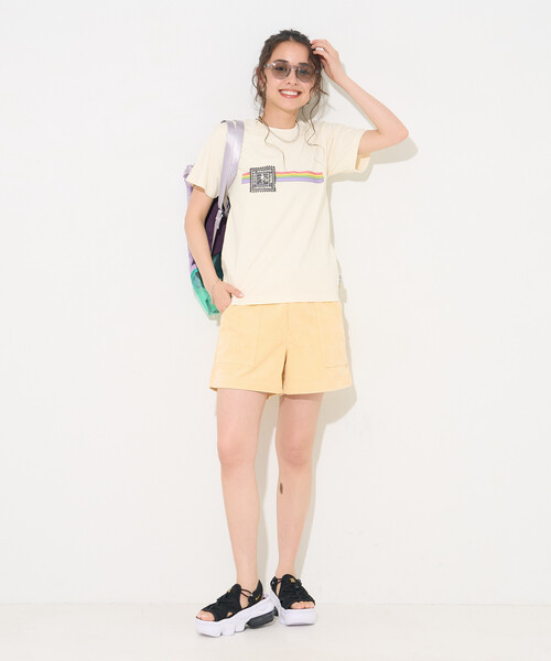 FREAK'S STORE(フリークスストア)の「Ocean Pacific × FREAK'S STORE/オーシャンパシフィック 【Beach & Festival】 HERITAGE RAINBOW Tシャツ(Tシャツ/カットソー・レディース・レモンイエロー/パープル/ブラック・フリ-)」の20枚目の写真